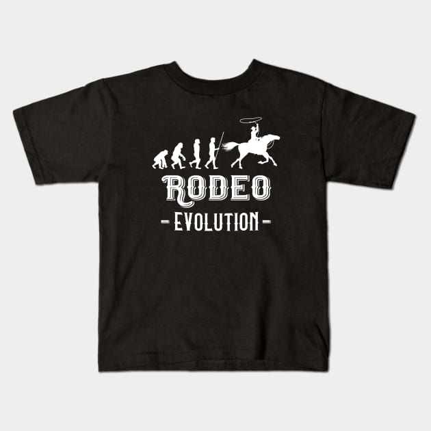 Rodeo Evolution Kids T-Shirt by Foxxy Merch